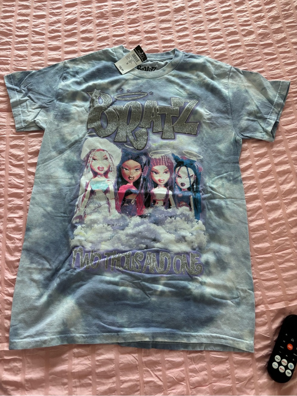 NWT Rue21 Bratz Graphic Tee - Light Blue with Purple Accents
